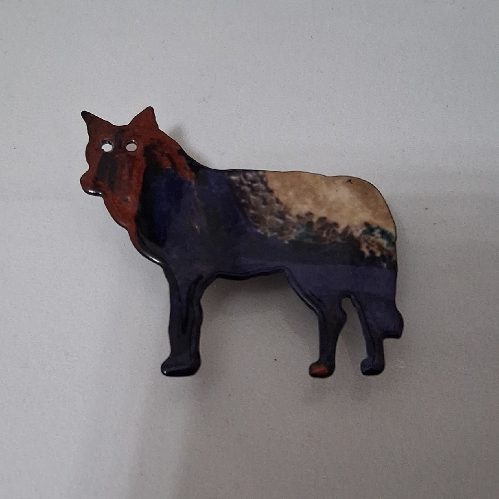 Southwestern COYOTE wolf Pin